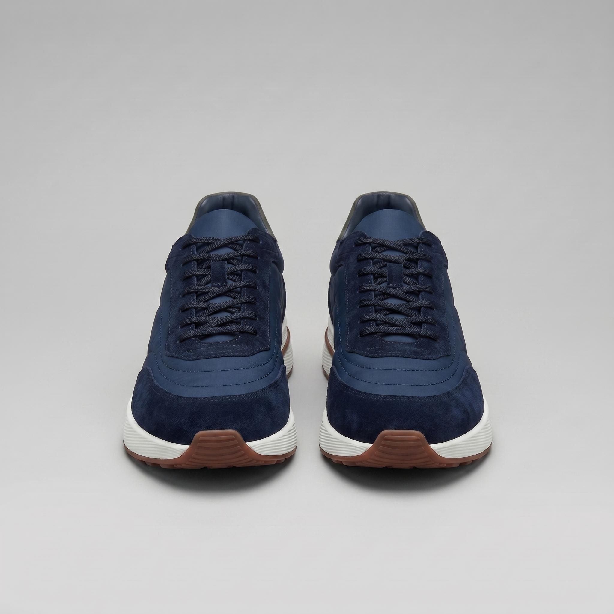 Herren Wildleder Panel Schnürschuhe