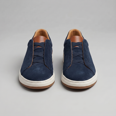 Herren Wildleder Slip-On Freizeitsneaker
