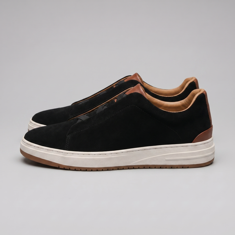 Herren Wildleder Slip-On Freizeitsneaker