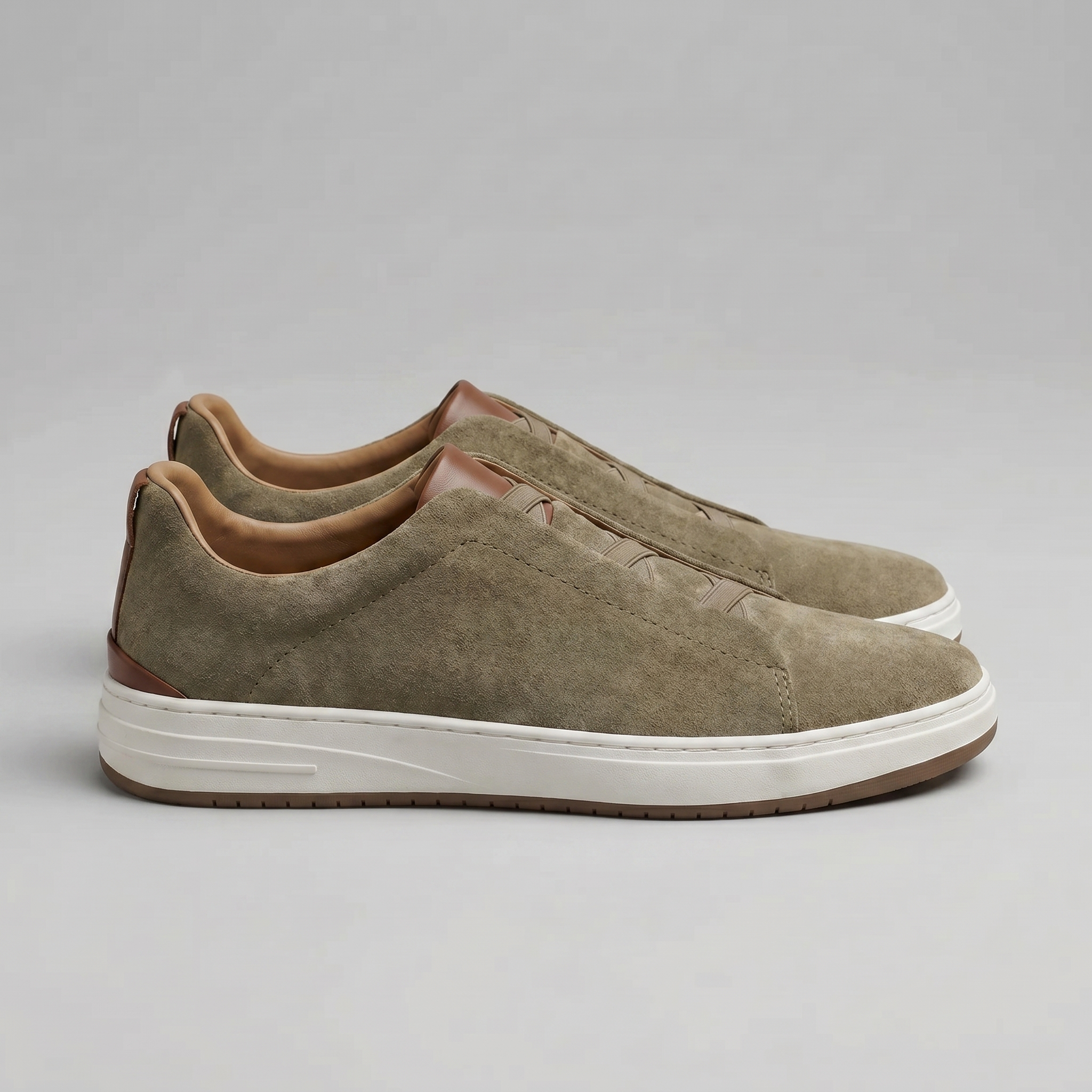 Herren Wildleder Slip-On Freizeitsneaker