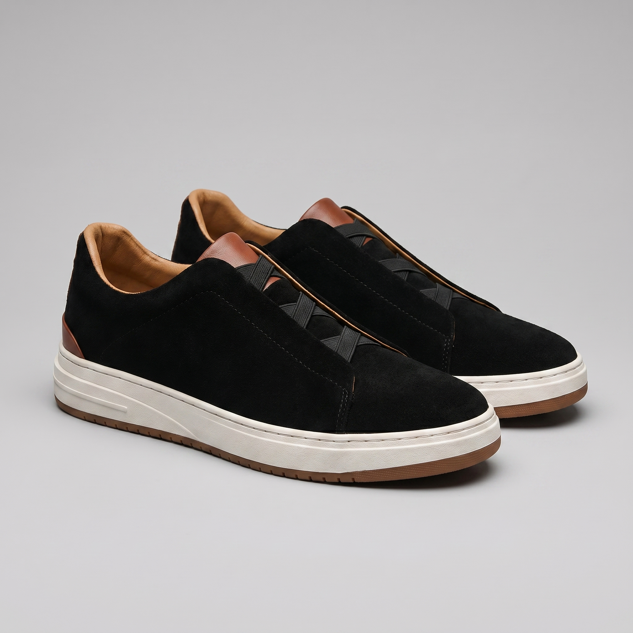 Herren Wildleder Slip-On Freizeitsneaker