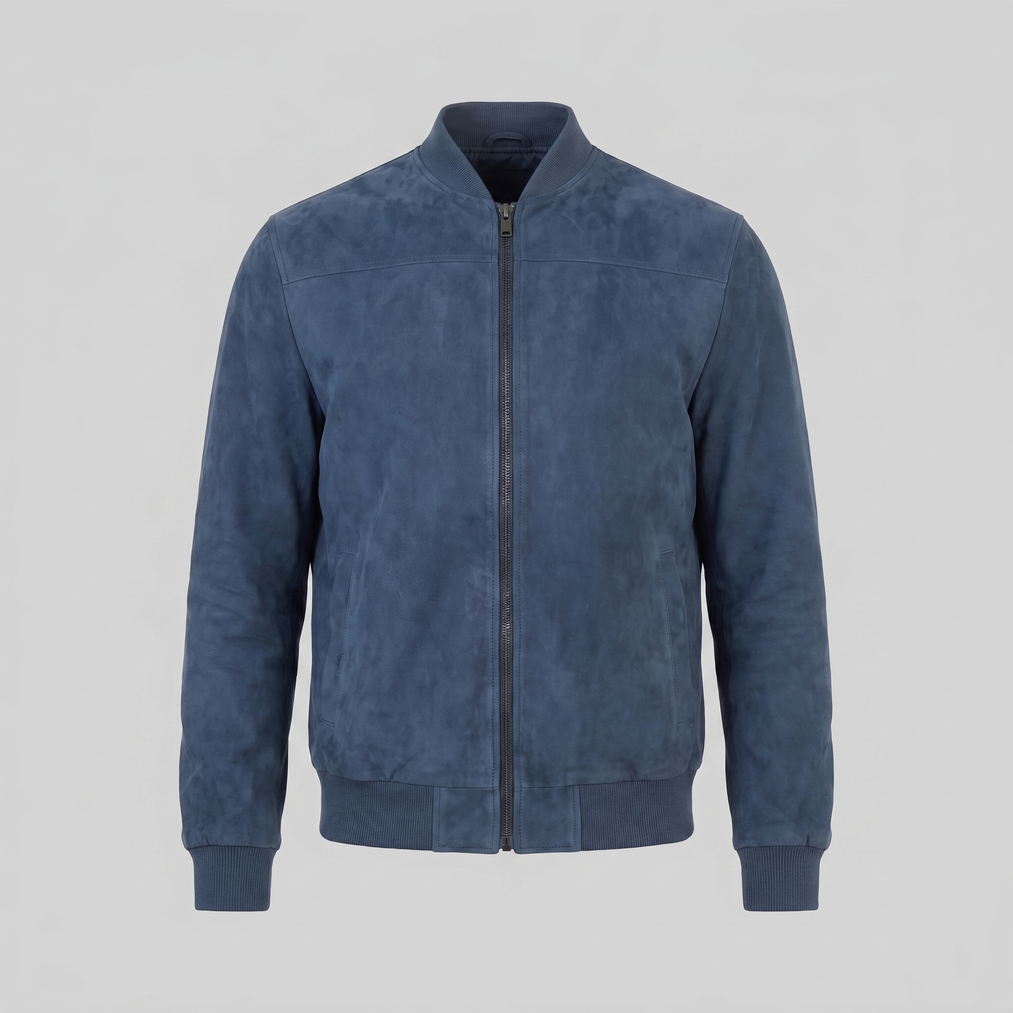 Herren Bomberjacke Mit Wildlederoptik