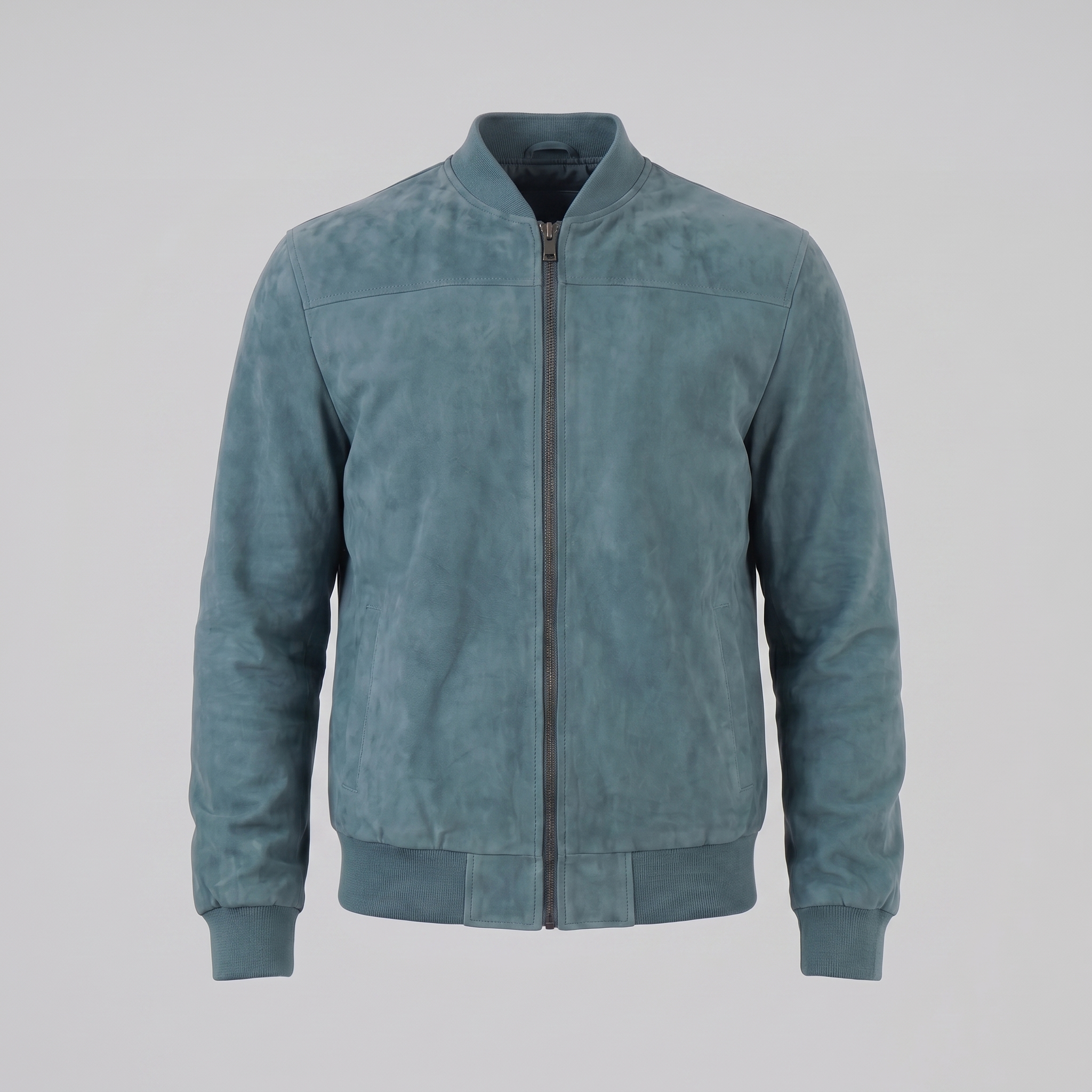 Herren Bomberjacke Mit Wildlederoptik