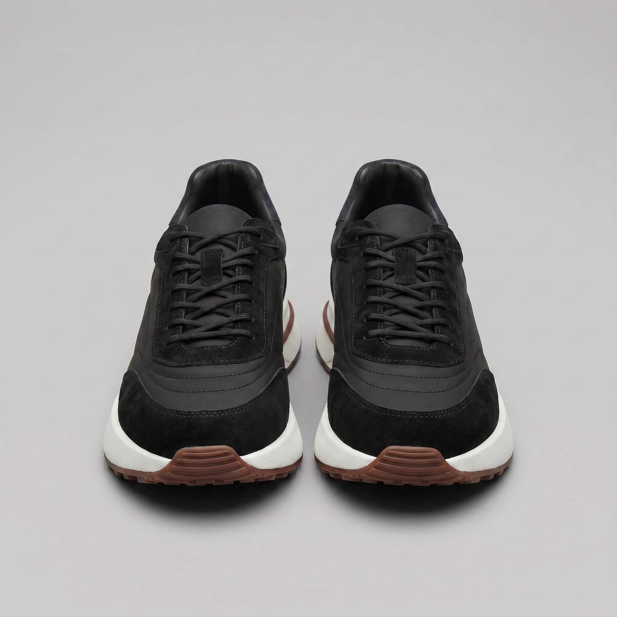 Herren Sneaker Aus Wildleder Und Nylon Mit Panels