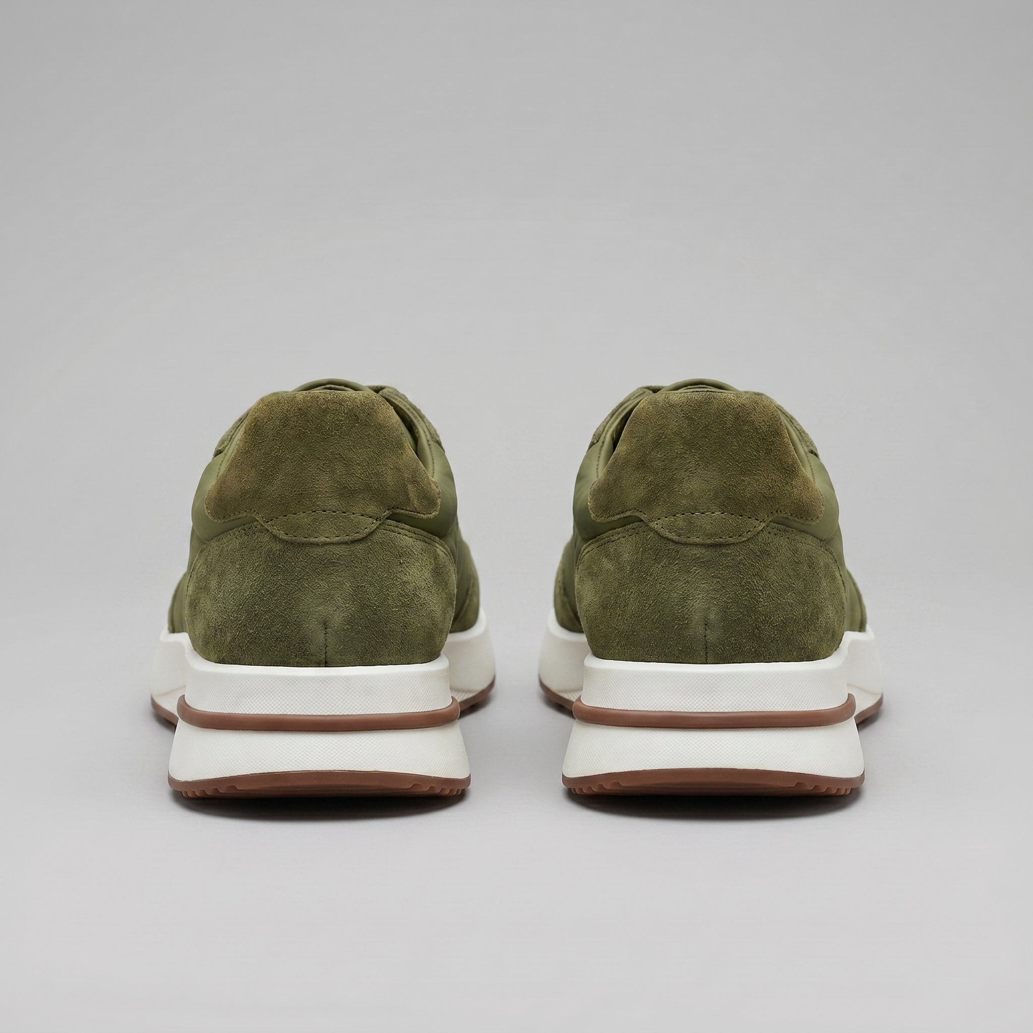 Herren Sneaker Aus Wildleder Und Nylon Mit Panels