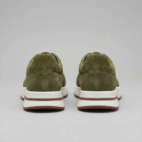 Herren Sneaker Aus Wildleder Und Nylon Mit Panels