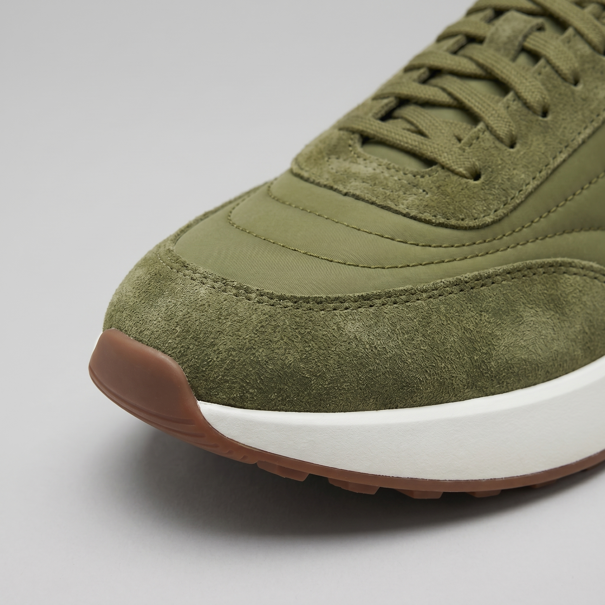 Herren Sneaker Aus Wildleder Und Nylon Mit Panels