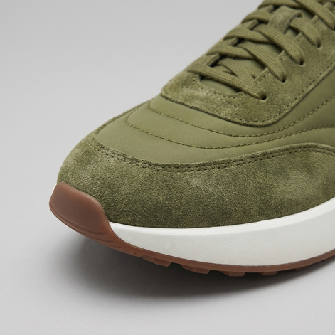 Herren Sneaker Aus Wildleder Und Nylon Mit Panels