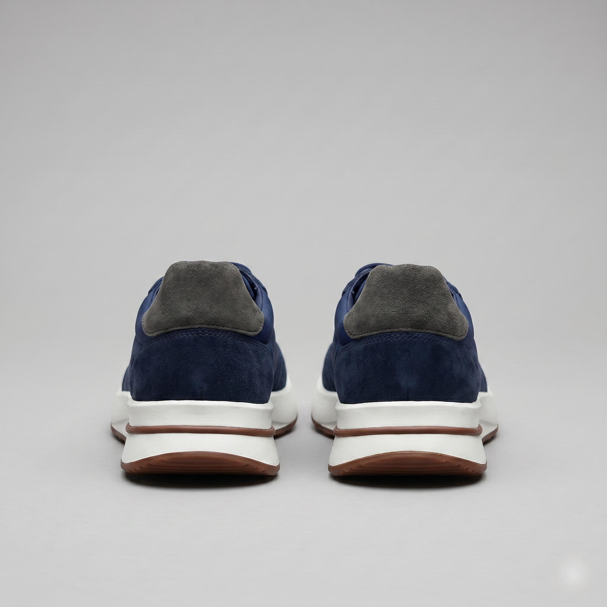 Herren Sneaker Aus Wildleder Und Nylon Mit Panels