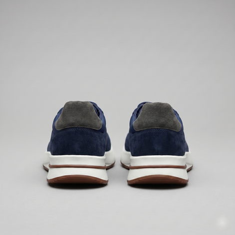 Herren Sneaker Aus Wildleder Und Nylon Mit Panels