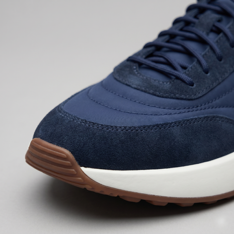 Herren Sneaker Aus Wildleder Und Nylon Mit Panels