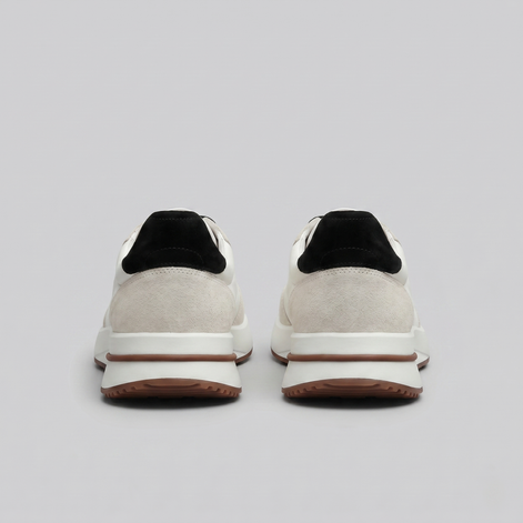 Herren Sneaker Aus Wildleder Und Nylon Mit Panels