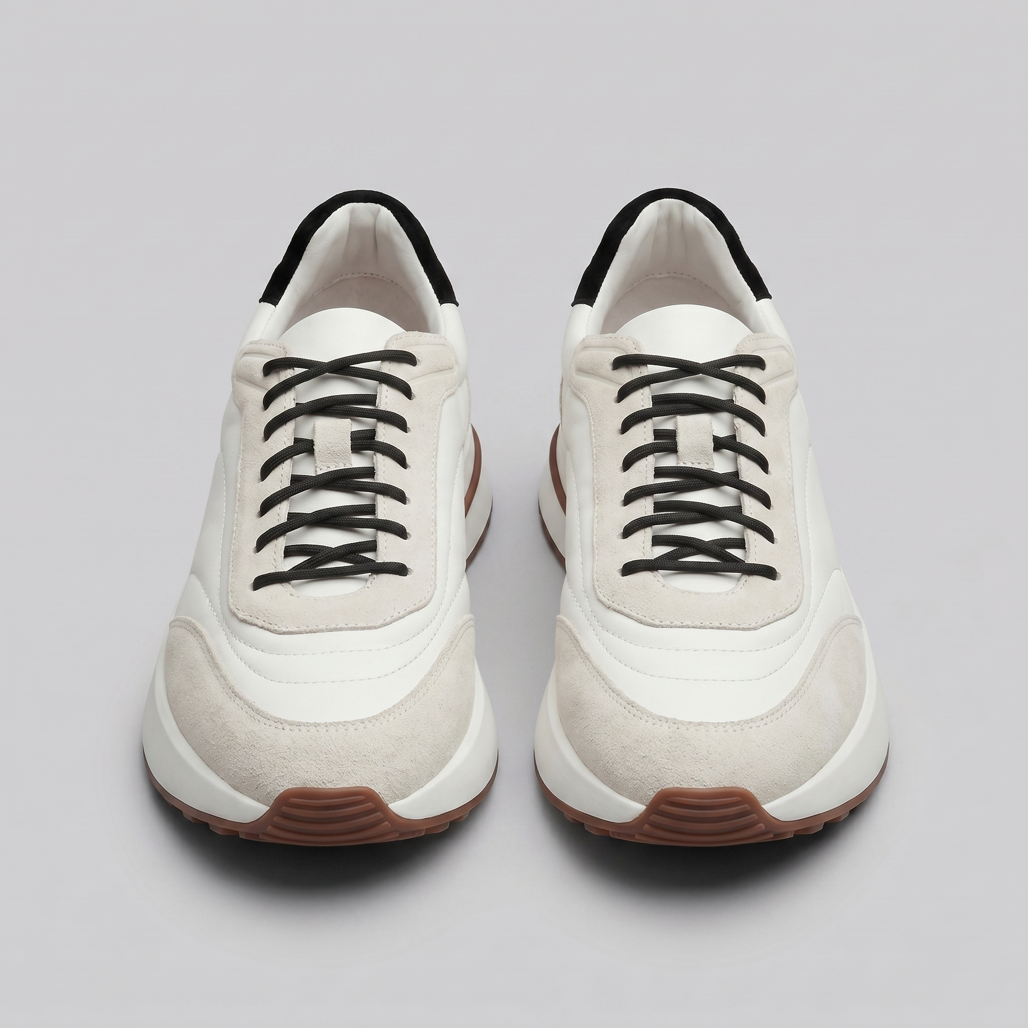 Herren Sneaker Aus Wildleder Und Nylon Mit Panels