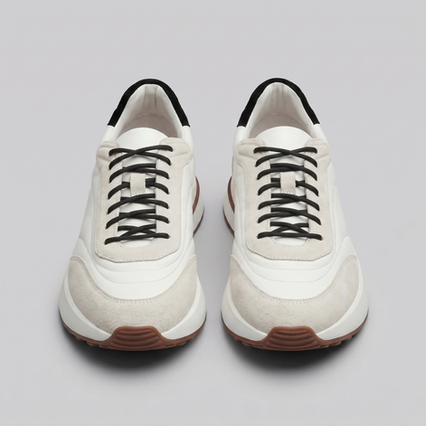Herren Sneaker Aus Wildleder Und Nylon Mit Panels