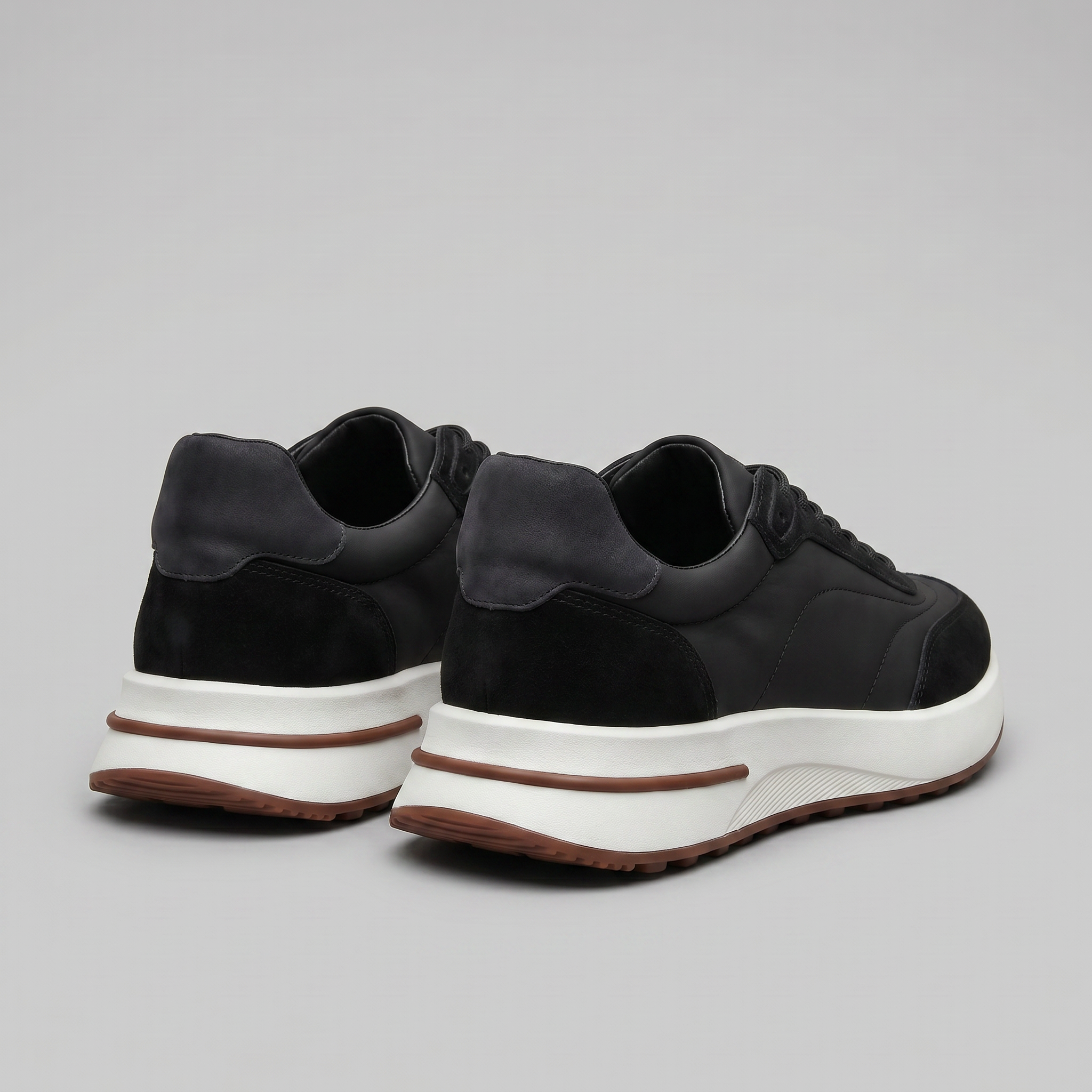 Herren Sneaker Aus Wildleder Und Nylon Mit Panels