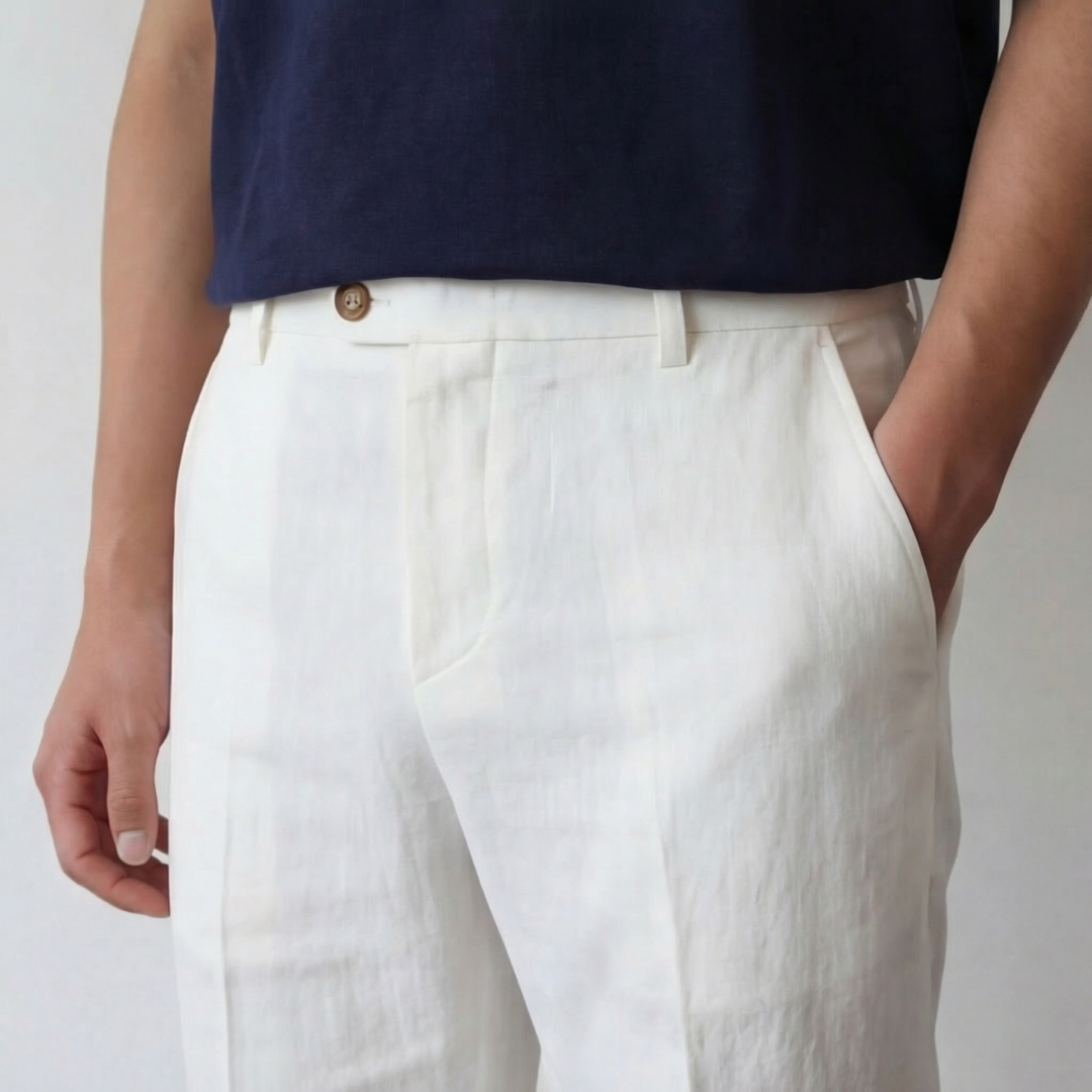 Herren Leinen Sommerhosen