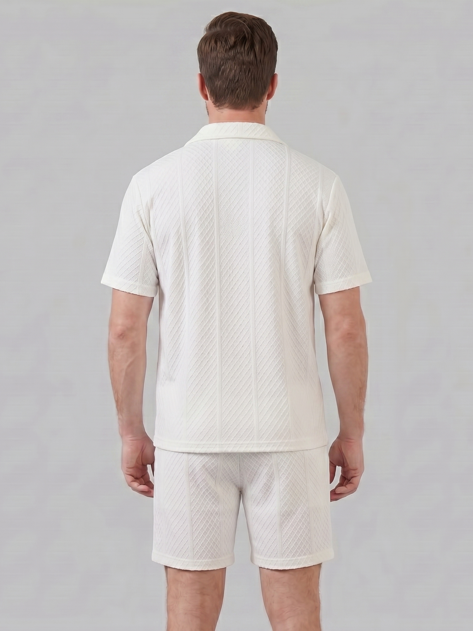 Herren Sommer Waffel Outfit Set