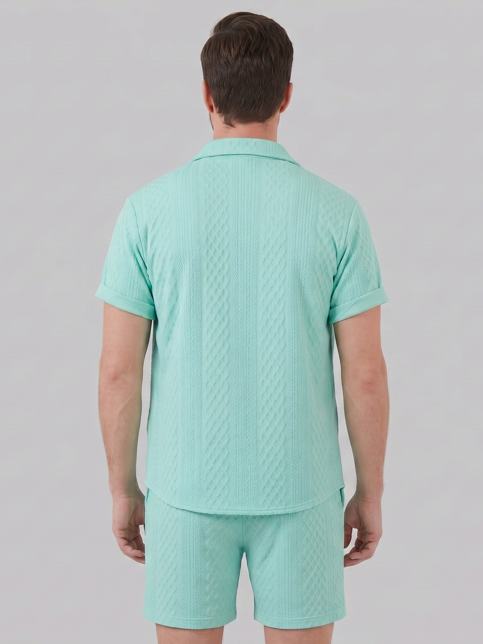 Herren Sommer Waffel Outfit Set