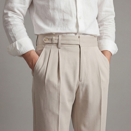 Herren Anzughose Mit Taillierter Passform