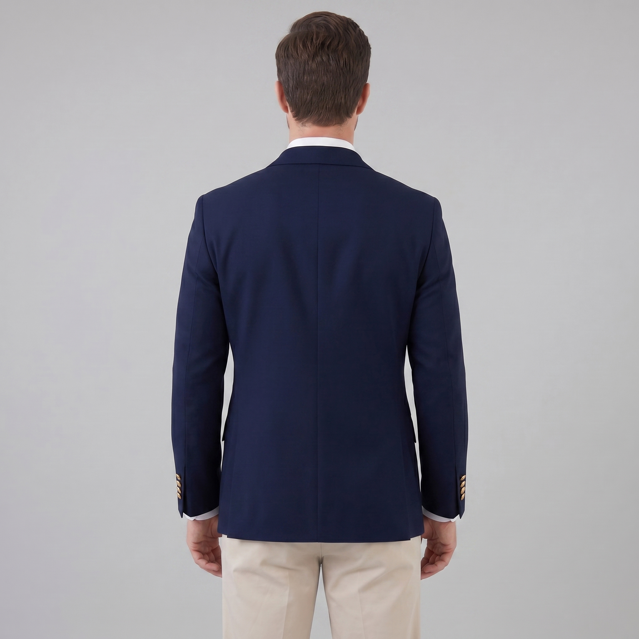 Herren Maßgeschneiderter Grauer Blazerjacke Für Formelle Anlässe