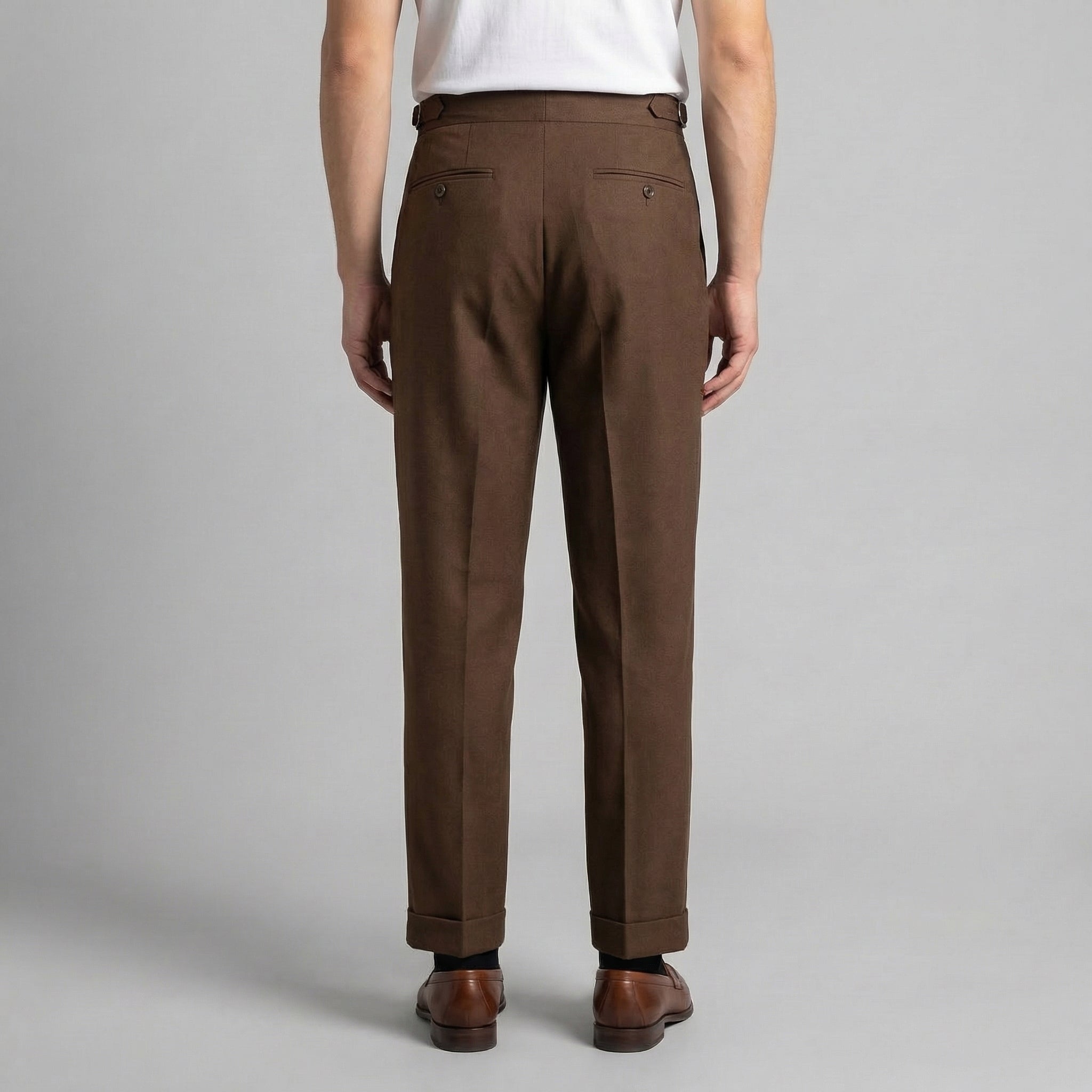 Herren Maßgeschneiderte Faltenhose