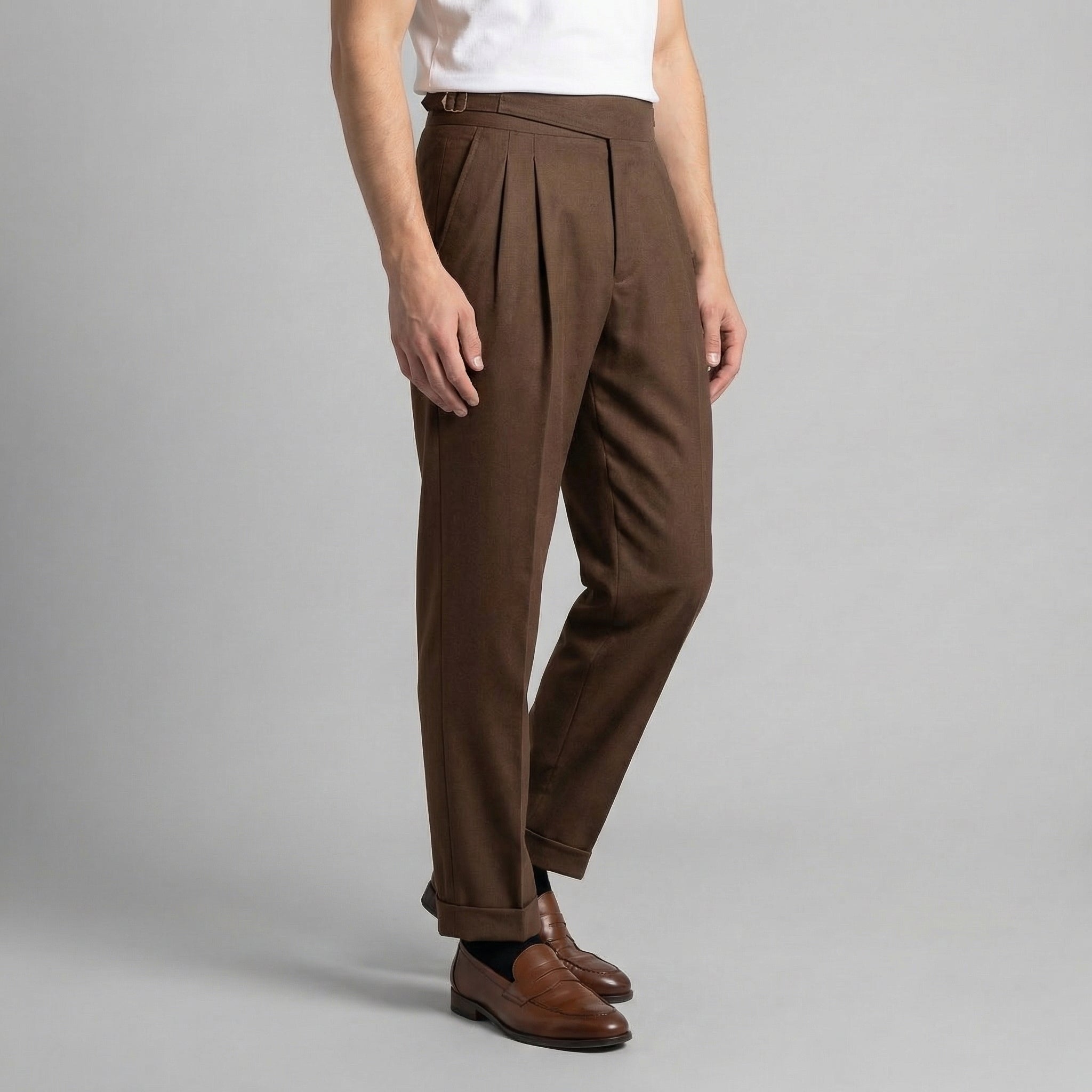 Herren Maßgeschneiderte Faltenhose