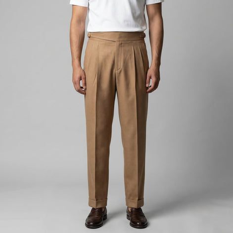 Herren Maßgeschneiderte Faltenhose