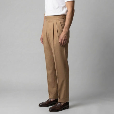 Herren Maßgeschneiderte Faltenhose