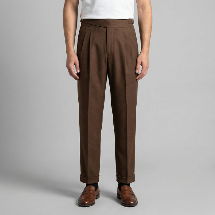 Herren Maßgeschneiderte Faltenhose