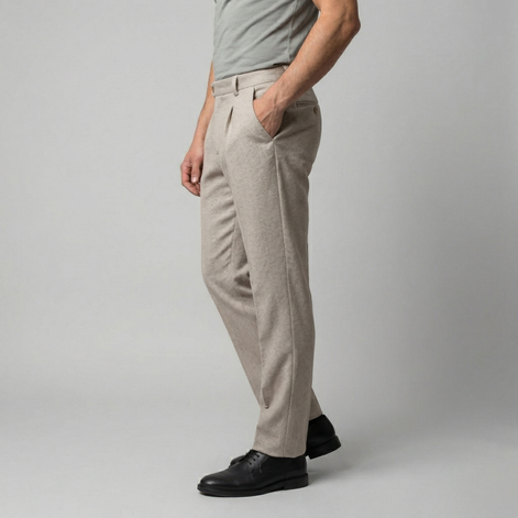 Klassische Herrenhose mit schmal zulaufendem Bein
