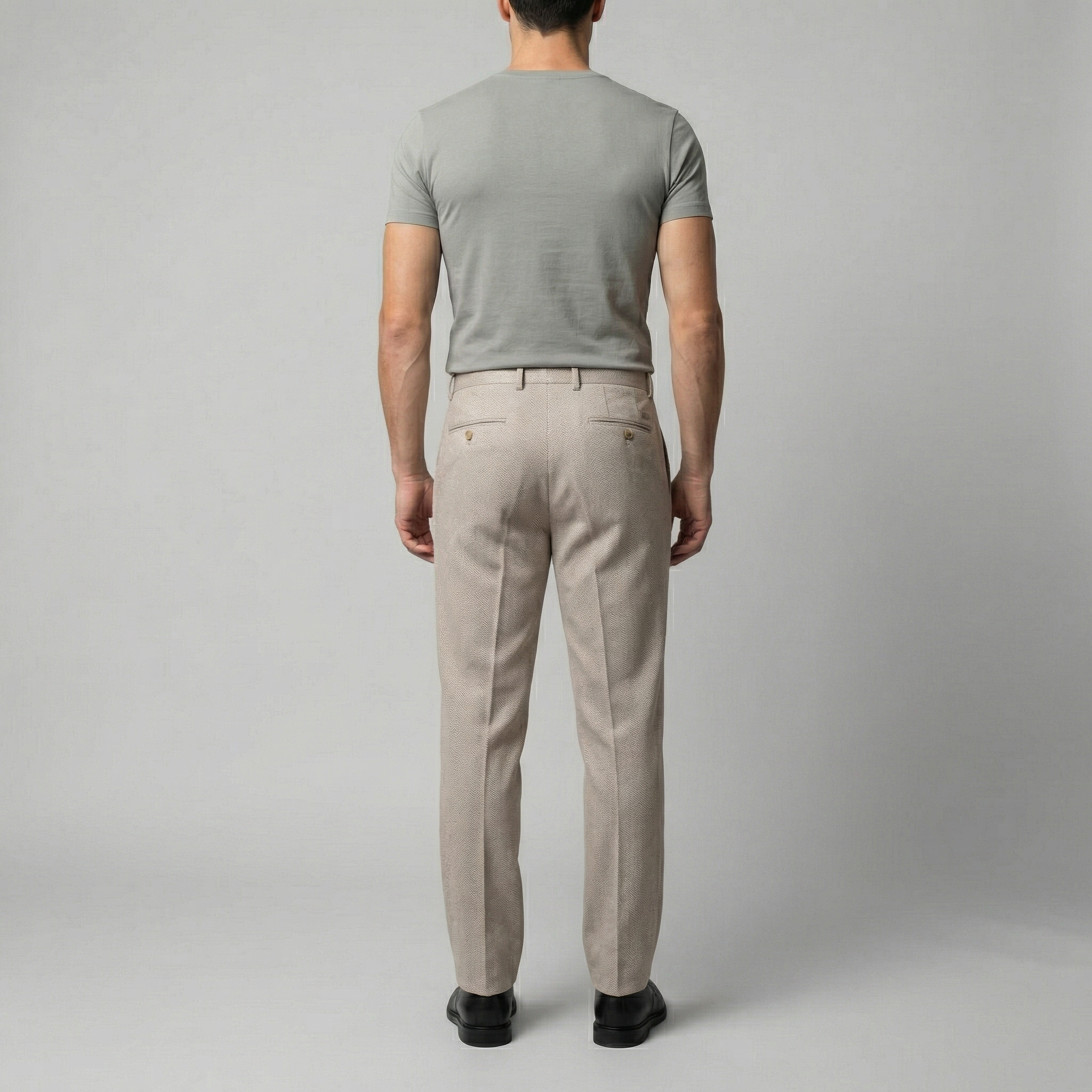 Klassische Herrenhose mit schmal zulaufendem Bein
