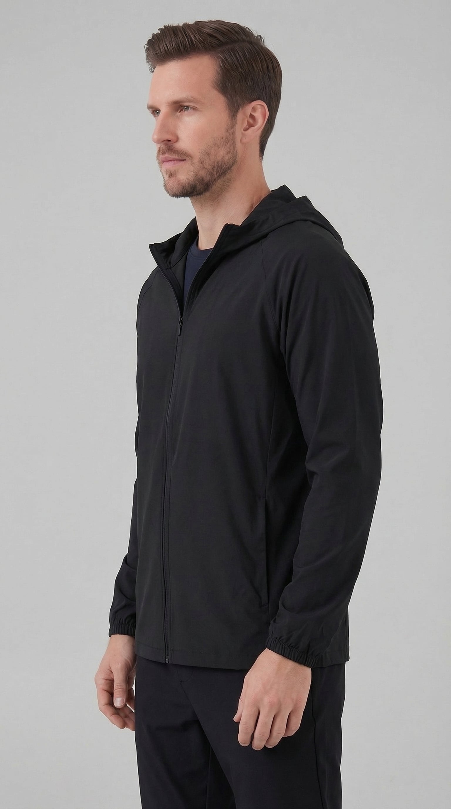 Herren Tech Fleece Kapuzenjacke