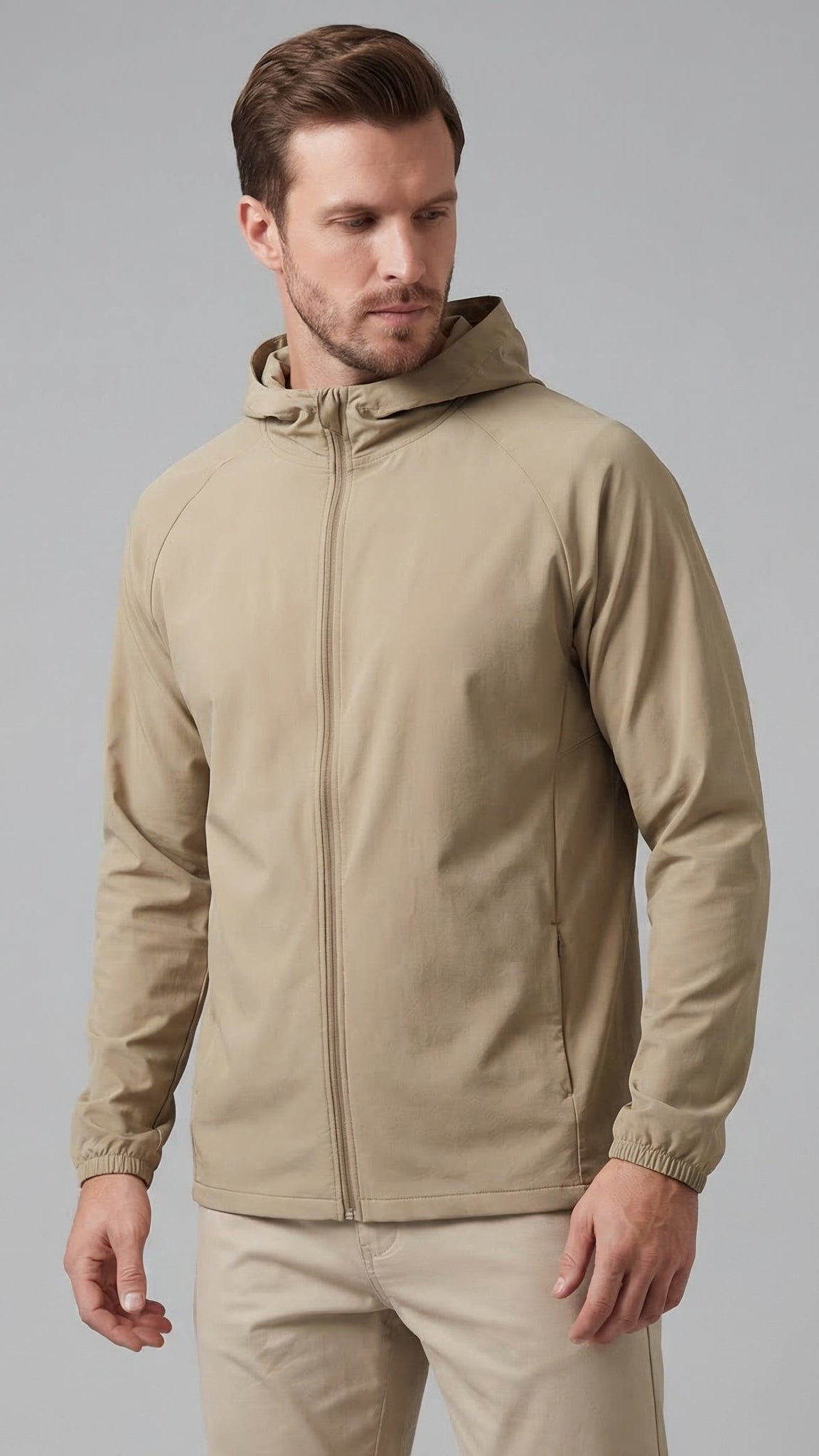 Herren Tech Fleece Kapuzenjacke