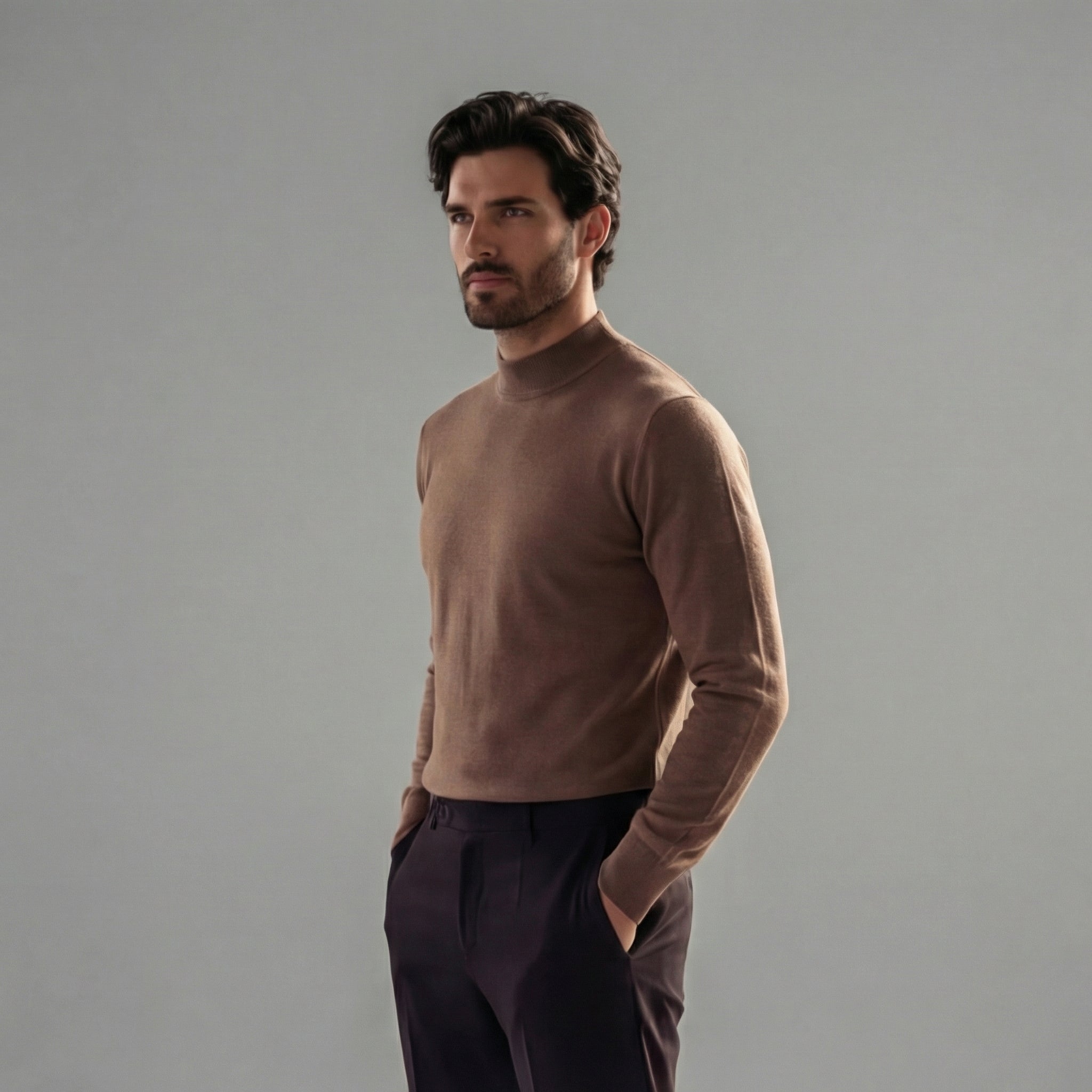 Herren Rollkragenpullover