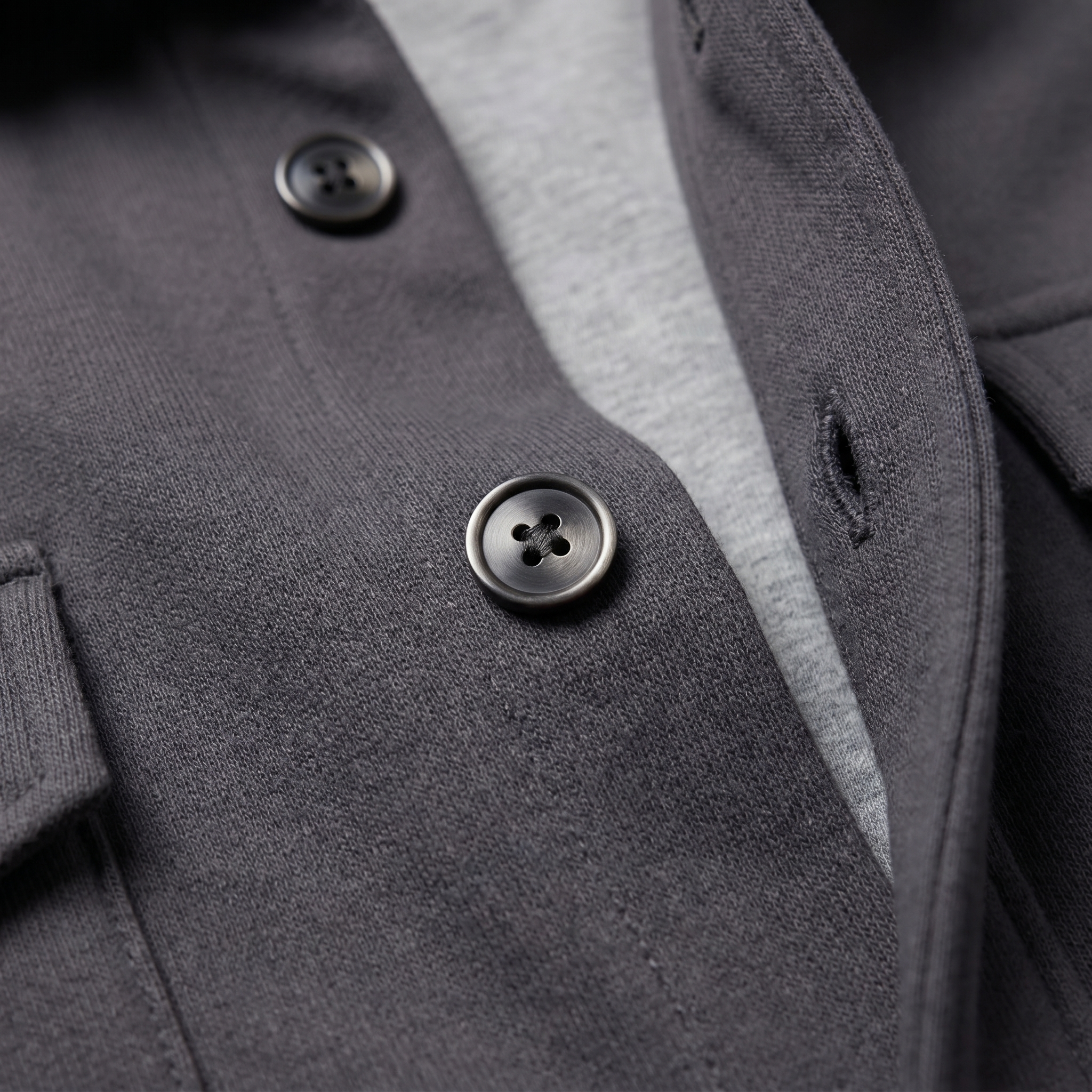 Herren Overshirt Mit Zwei Brusttaschen Slim Fit