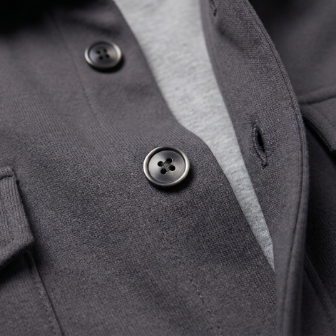 Herren Overshirt Mit Zwei Brusttaschen Slim Fit