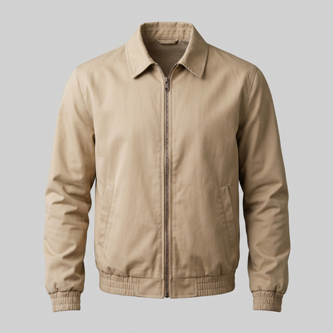 Herren Jacke Im Urbanen Stil Mit Reißverschlussdetails