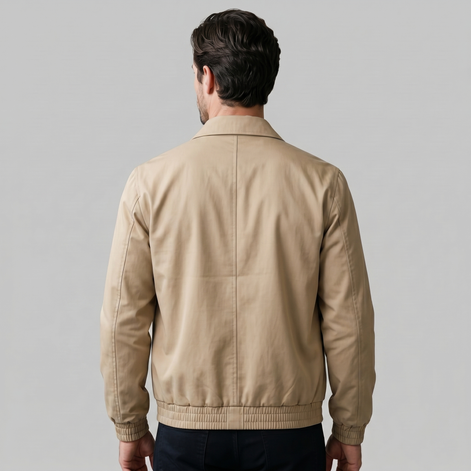 Herren Jacke Im Urbanen Stil Mit Reißverschlussdetails