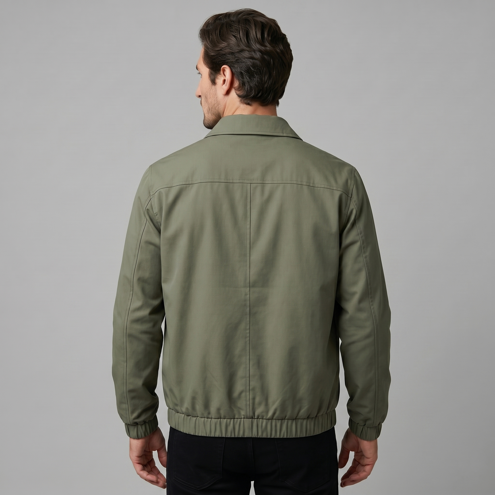 Herren Jacke Im Urbanen Stil Mit Reißverschlussdetails