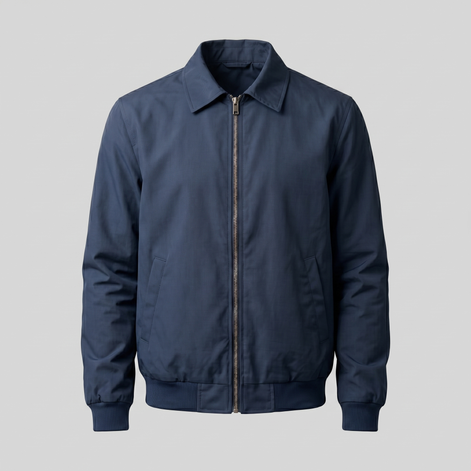 Herren Jacke Im Urbanen Stil Mit Reißverschlussdetails