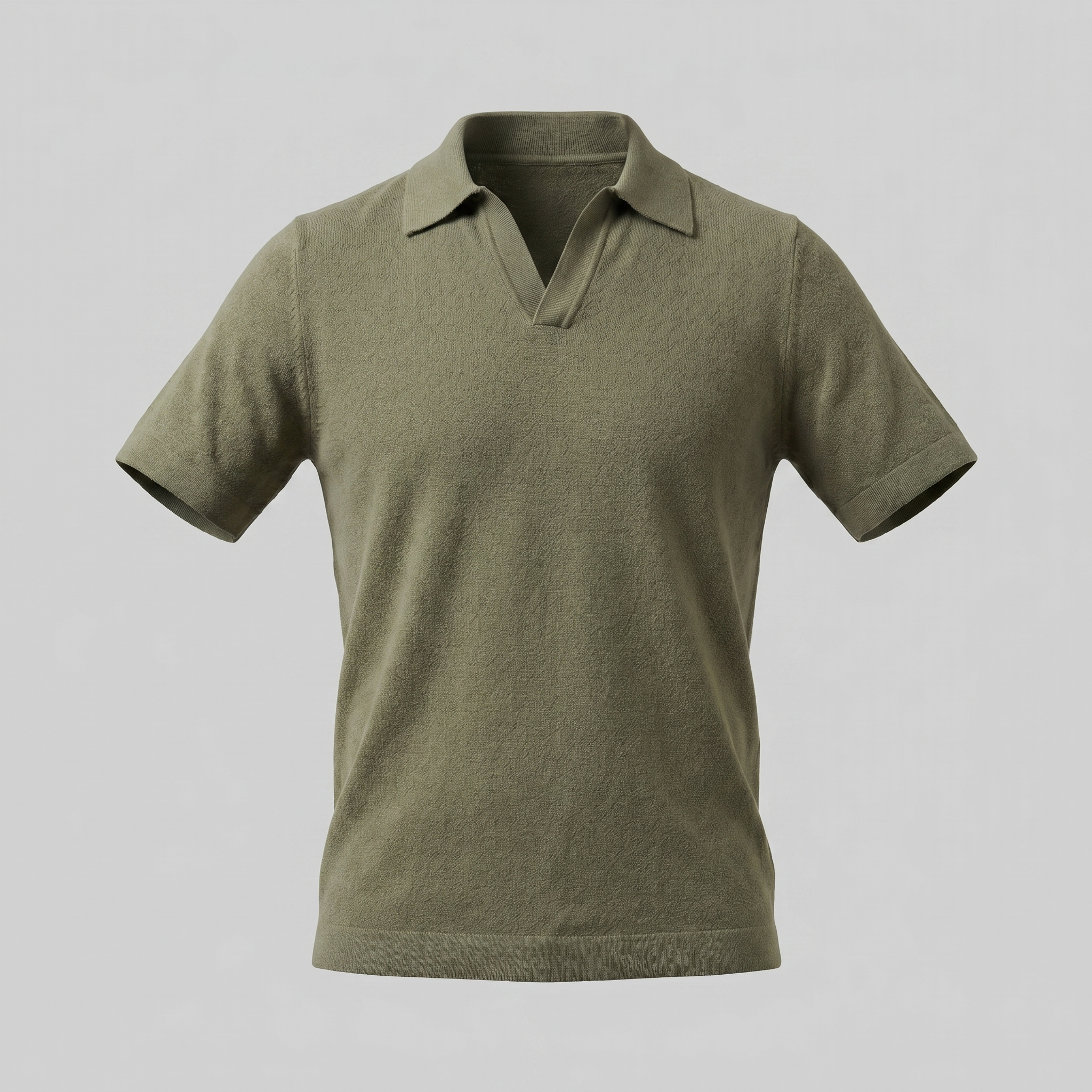 Herren Sommer Polo mit V-Ausschnitt