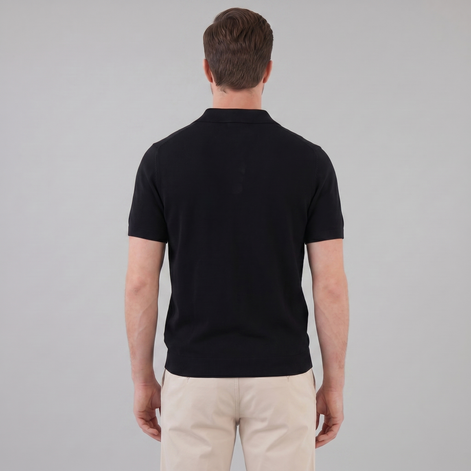 Herren Sommer Polo mit V-Ausschnitt