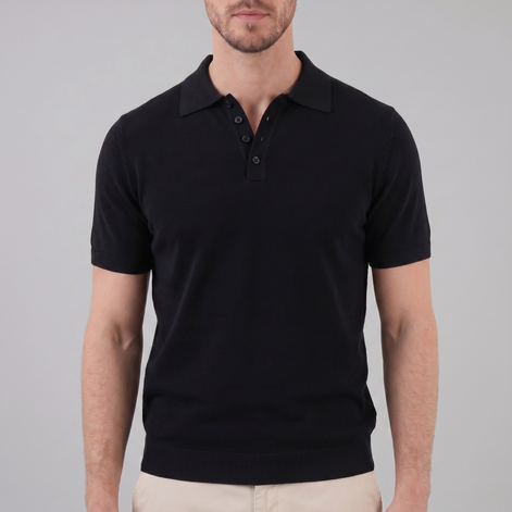 Herren Sommer Polo mit V-Ausschnitt