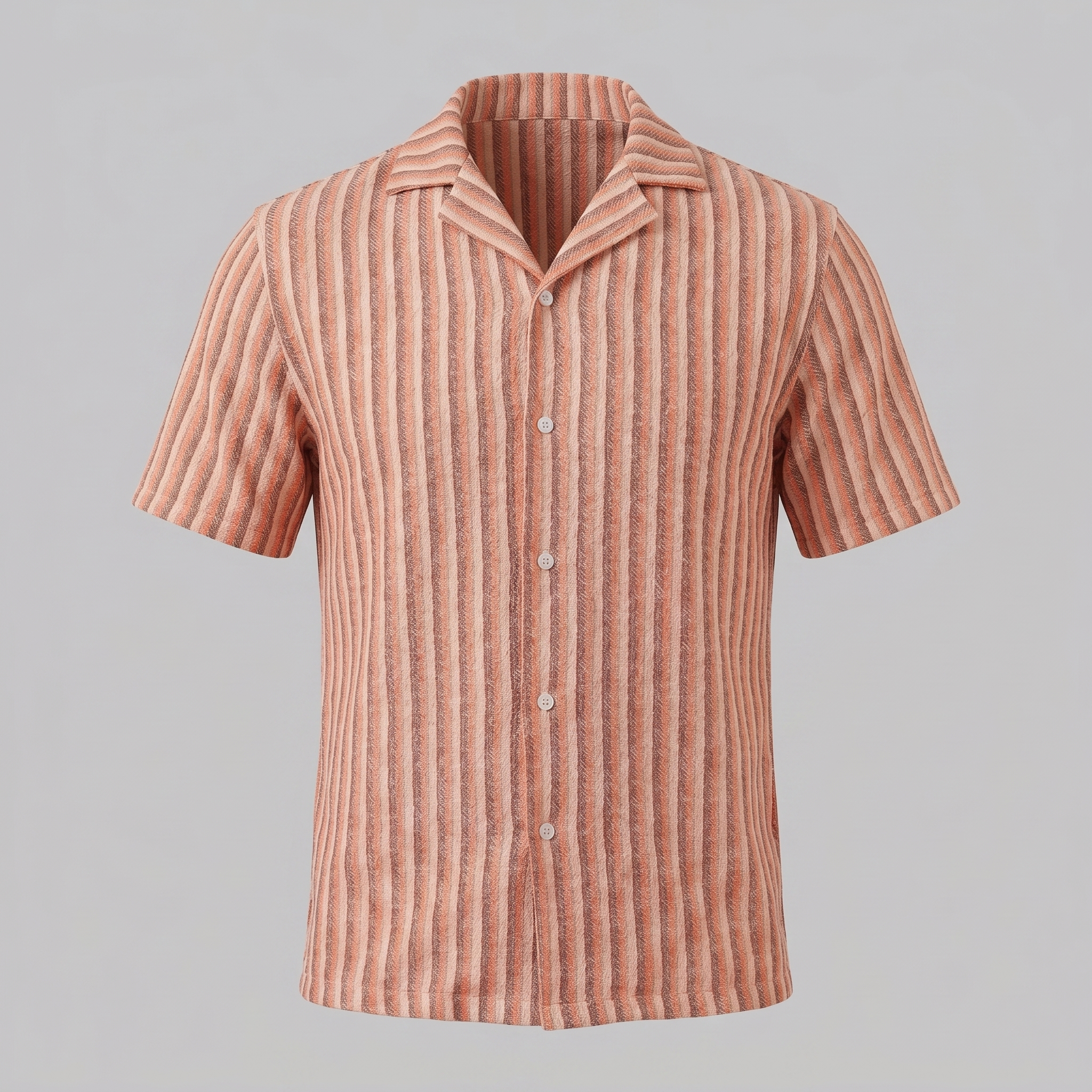 Herren Strickshirt Mit Vertikalen Streifen