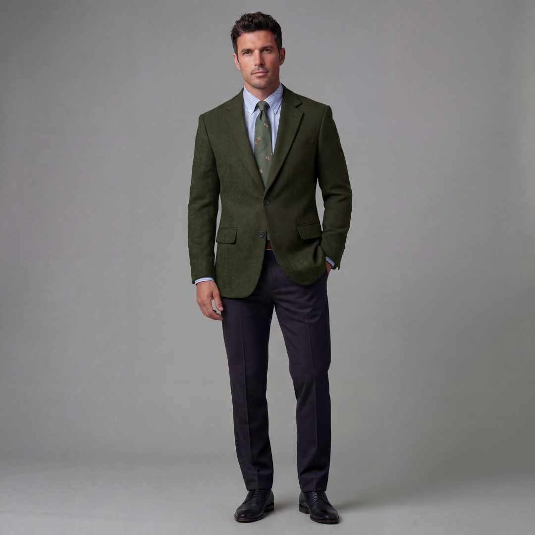 Herren Vintage Blazer Jacke