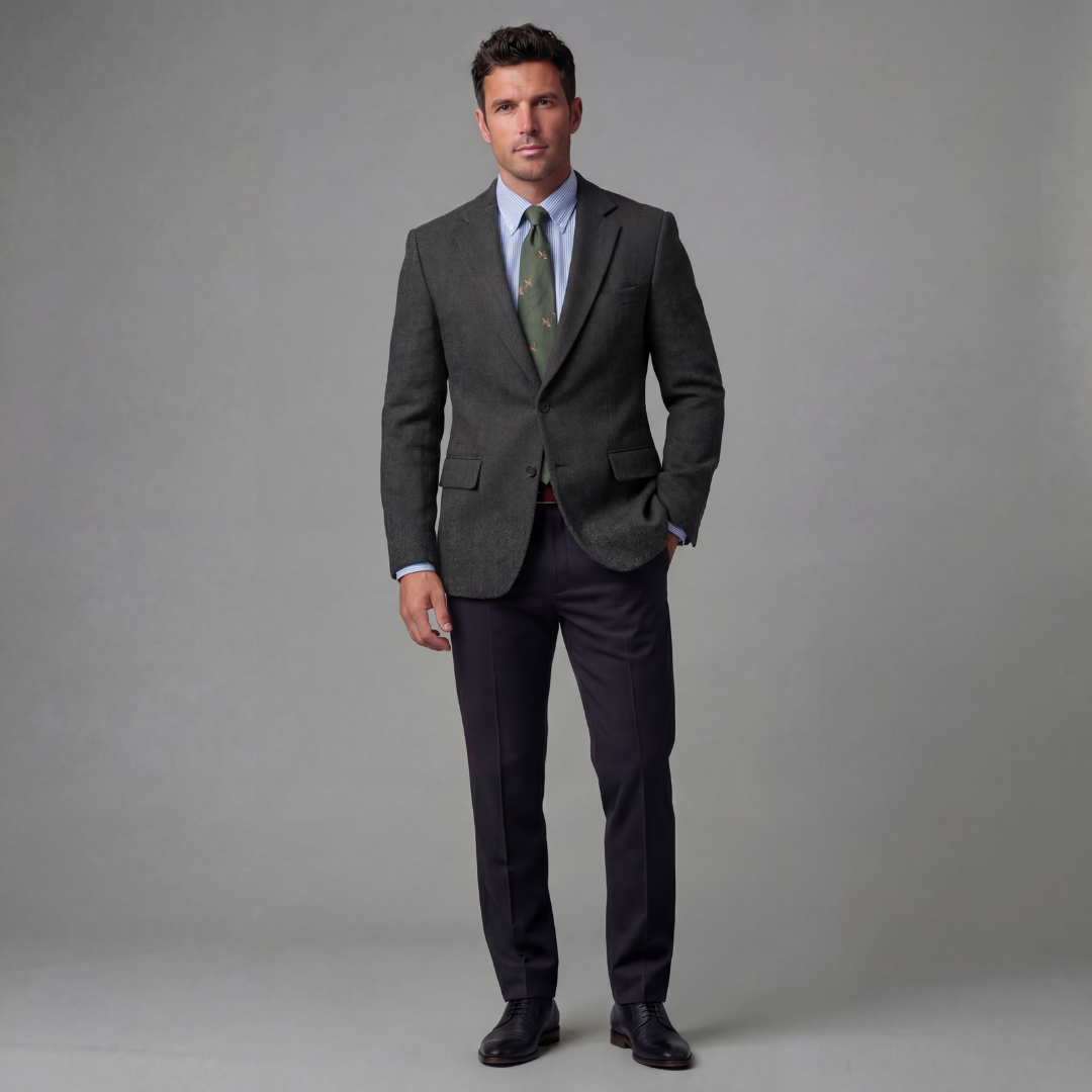Herren Vintage Blazer Jacke