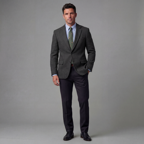 Herren Vintage Blazer Jacke