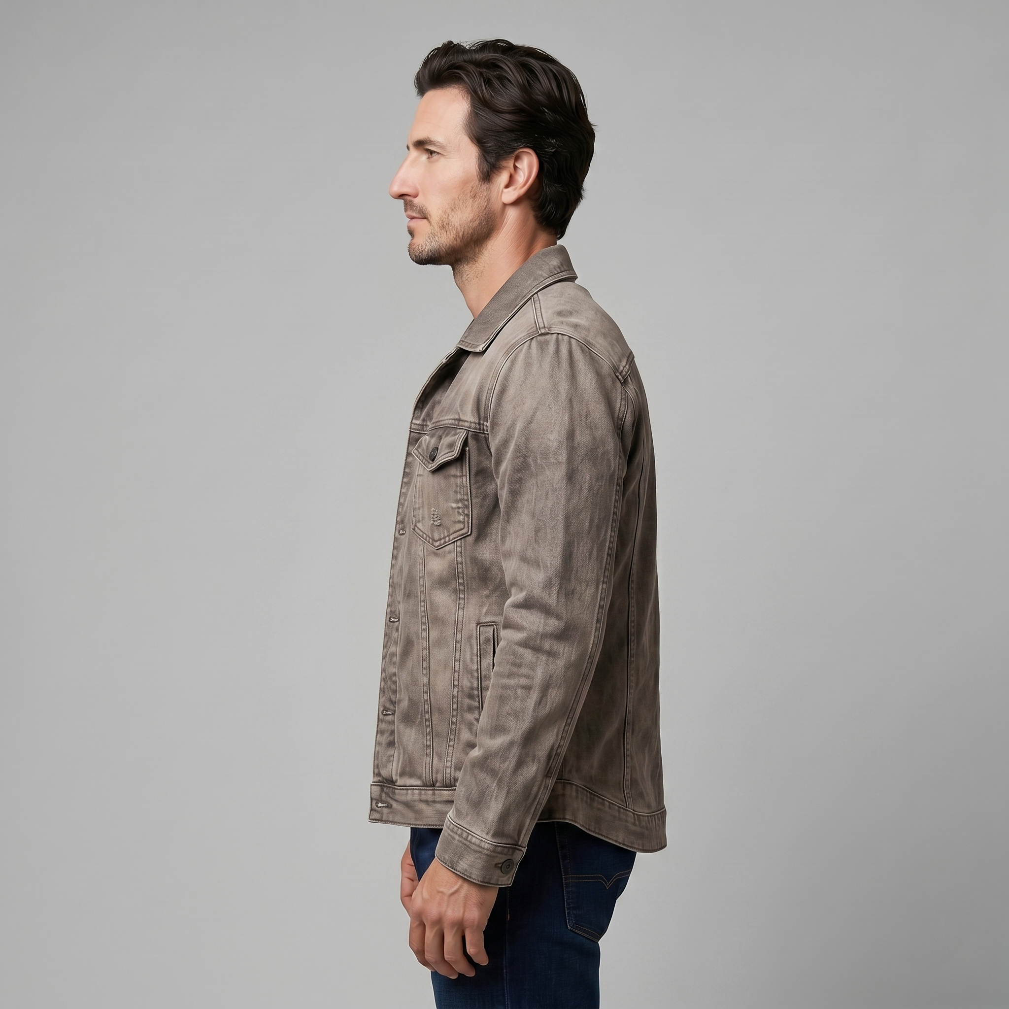 Herren Vintage Mehrtaschen Arbeitsjacke