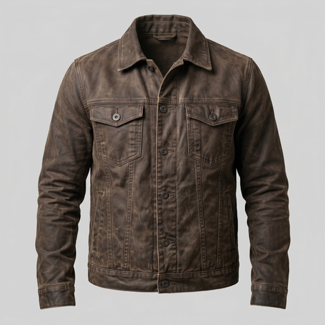 Herren Vintage Mehrtaschen Arbeitsjacke
