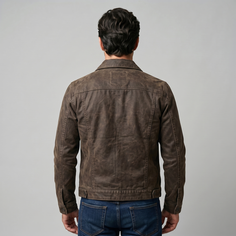 Herren Vintage Mehrtaschen Arbeitsjacke
